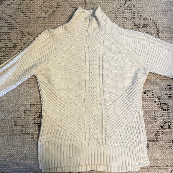 Banana Republic Tops - White Cable Knit Sweater from Banana Republic
